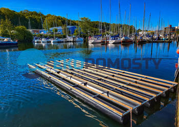 Platforma pod houseboat, pływający domek, platforma pływająca 10x4m