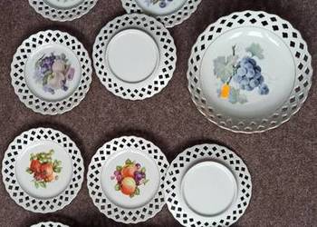 Talerzyki z owocami. Ażurowe. Talerzyki z owocami. Ażurowe.