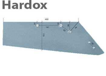 Lemiesz 300ha! HARDOX SSP294OSE/P części do pługa RABEWERK