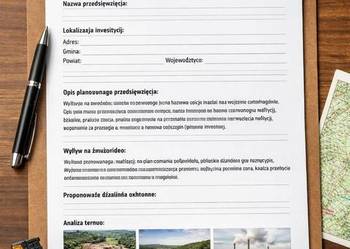 Działka budowlana, karta opinii przedsięwzięcia, decyzja środowiskowa