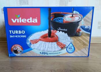NAJTANIEJ Mop Obrotowy Turbo Wiadro Kij 2w1 Wysyłka