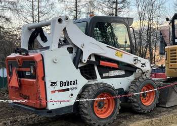 Bobcat s530 2016r. Widły, pług, łyżka. 2210mth.