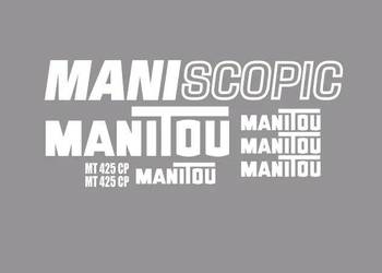 Naklejki oklejenie MANITOU MANISCOPIC MT 425 CT Zamiennik