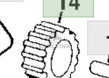 John Deere 8110 8210 8310 8410 Wałek Zębaty Zębatka CZĘŚCI R560119