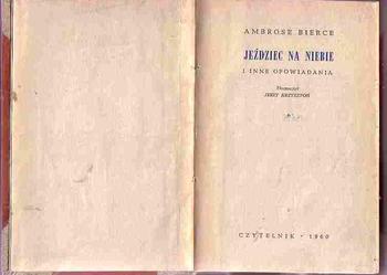 (4681) JEŹDZIEC NA NIEBIE I INNE OPOWIADANIA – AMBROSE BIERCE