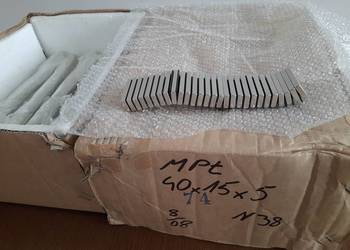 Magnesy stałe neodymowe N38