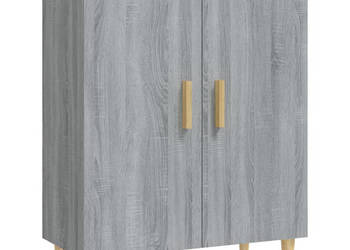 Szafka szary dąb sonoma 70x34x90 cm materiał drewnopochodny WM-817328