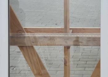 OKNA KacprzaK Witryna 78X124 FIX Używany PCV Plastikowy