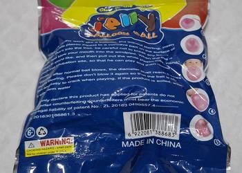 Nadmuchiwana piłka, bańka, pomarańczowa, świecąca w ciemności, 60cm (Zabawk