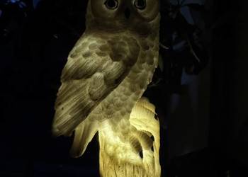 Lampa solarna - w kształcie Sowy - lampka ogrodowa