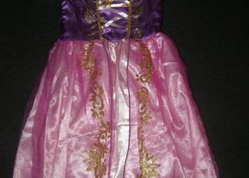 Strój kostium przebranie ROSZPUNKA ZAPLĄTANI 7 lat 122cm 120cm YIMEIYIBEI