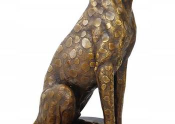 PUMA LAMPART TYGRYS - figura z brązu rzeźba piękna