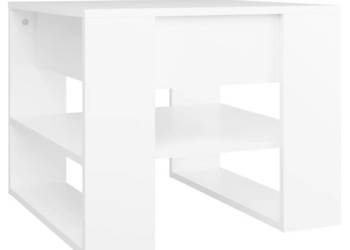 vidaXL Stolik kawowy, biały, 55,5x55x45 cm(SKU:810908)