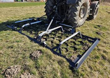 Fabryczna włóka łąkowo polowa reczna lub hydrauliczna ! Odlew dwustronny