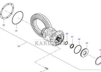 Fendt 930 933 936 939 942 Vario Gen 6 Atak Zestaw Koła Koronkowego Osi CZĘ…