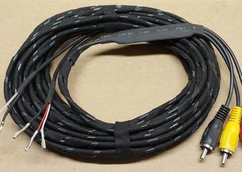 ADAPTER ZŁĄCZE VIDEO 3XRCA CZARNY ZÓŁTY CZERWONY VW AUDI