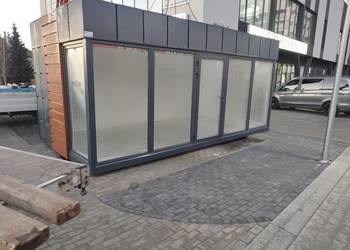 Pawilon kontener kiosk handlowy 3x6