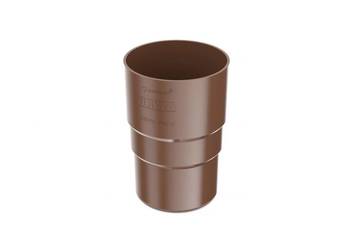 Bryza PVC Złączka rury spustowej 90 mm brąz