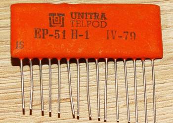 Układ scalony hybrydowy EP-51H-1 generator impulsu opóźnień UNITRA TELPOD