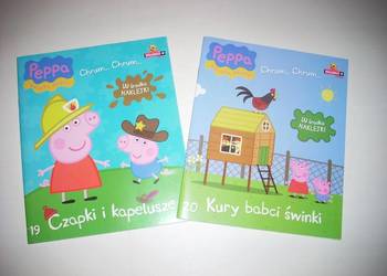 Świnka Peppa Nowa Książeczka tom 19 i 20 Naklejki