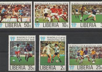LIBERIA - MŚ ARGENTYNA MUNDIAL  - 1978 - CZYSTE **