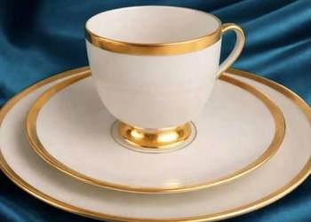 FUSTENBERG KSIĘŻNA fason Fürstin zestaw śniadaniowy złocony