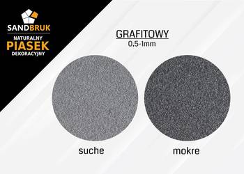 Suchy Piasek Bazaltowy Fuga Zasypka Grafit Do Kostki 0,5-1mm