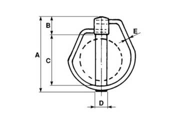 Zawleczka  rurowa 11 mm 00068