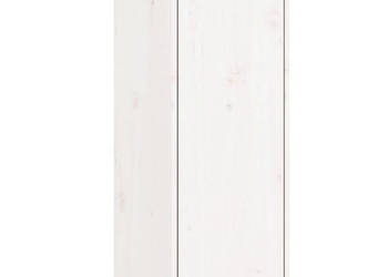 Szafka ścienna biała 30x30x80 cm lite drewno sosnowe WM-813497