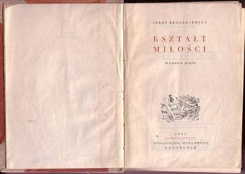 (6389) KSZTAŁT MIŁOŚCI – JERZY BROSZKIEWICZ