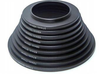 ZESTAW 9 redukcji 37 49 52 55 58 62 67 72 77 82 mm