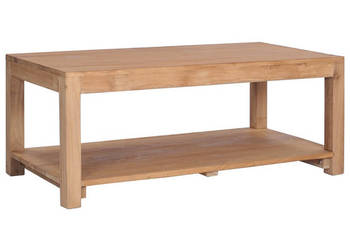 Stolik kawowy 100x50x40 cm lite drewno tekowe WM-282849