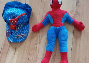 czapeczka czapka, maskotka 40cm Spider Man (komplet)