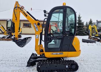 Minikoparka JCB 8018 CTS 2017r 1900mtg rozsuwane gąsienice