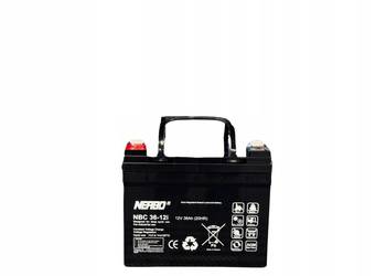 Akumulator NERBO AGM 12V 36Ah P+ NBC 36-12i