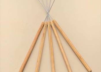 Kije do kielbasy widełki na ognisko