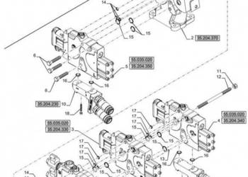 New Holland T6090 T6070 Regen zawor hydr valve element asy rh wo pb 477237…