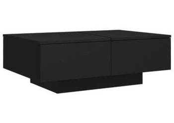 vidaXL Stolik kawowy, czarny, 90x60x31 cm, materiał drewnopo(SKU:804176)