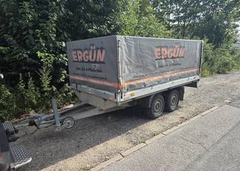 Przyczepa przyczepka samochodowa HUMBAUR Alu  tandem dwuosiowa 2000kg