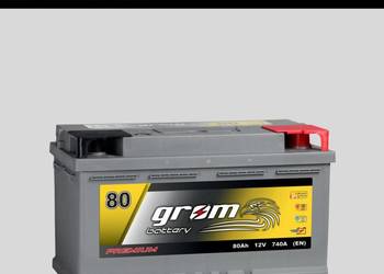 Akumulator GROM Premium 80Ah 800A EN DTR P+ Darmowa Dostawa Akumulator GROM Premium 80Ah 800A EN DTR P+ Darmowa Dostawa