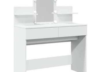 Toaletka z oświetleniem LED biała 100x40x130 cm WM-848199