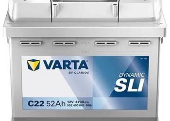 Akumulator 52Ah 470A EN VARTA Blue Dynamic C22