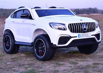 MERCEDES GLC 63S LICENCJA, 4X4, 2x12V, MIĘKKIE KOŁA XMX608