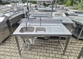 Zlew Załadowczy 2 Komorowy Gastronomiczny z Młynkiem 150/75/85 B