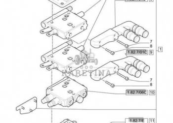 New Holland T6010 T6090 T6070 Zawór sterujący 87546165