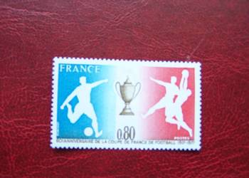 Francja 1977 MNH Mi. 2035 Sport Piłka nożna Koszykówka Francja 1977 MNH Mi. 2035 Sport Piłka nożna Koszykówka