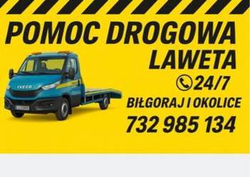 Pomoc Drogowa Biłgoraj Laweta Holowanie Tarnogród Zwierzyniec Frampol Góraj