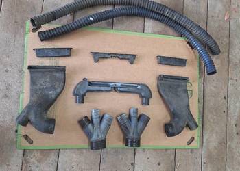 VW Garbus kratki wentylacyjne, rurki, trójniki do metalowej deski