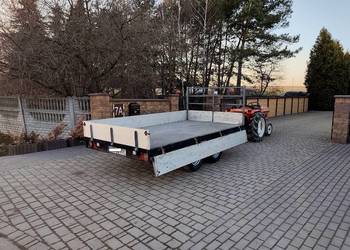 Przyczepa Platforma HAPERT *DMC 2000KG * Zarejestrowana * Otwierane Burty*