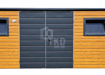 Schowek domek ogrodowy 4,5x3m + wiata 0,5m brama drzwi 2x okno dach TKD389 Schowek domek ogrodowy 4,5x3m + wiata 0,5m brama drzwi 2x okno dach TKD389